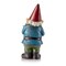 12"H Outdoor Garden Gnome Yard Statue with Bird Accent — Whimsical Hand-Painted Décor for Lawn, Patio & Flower Beds — Multicolor Finish